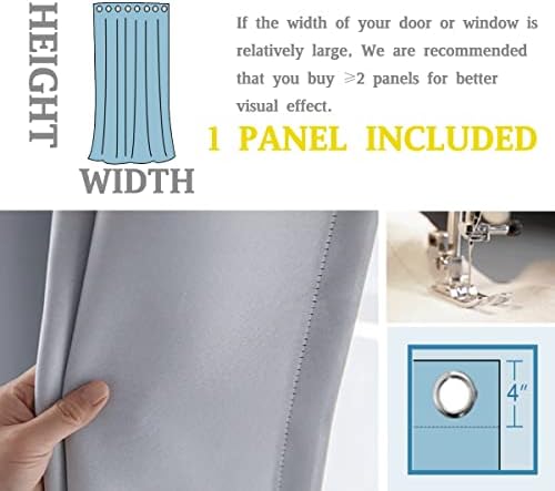 ZYMECH Living Room Blackout Curtain Panel