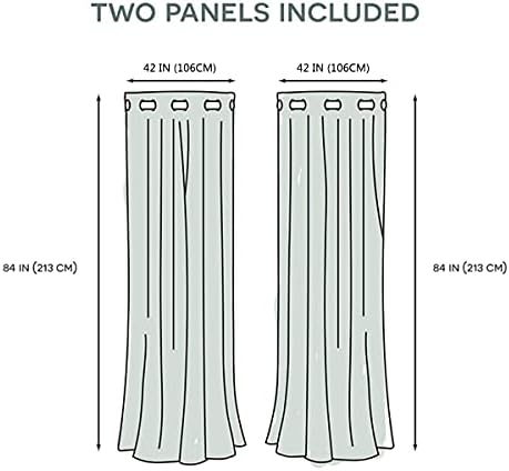 Yellow Sunflower Print Curtains with Grommets 42x84 Inch 2 Panels
