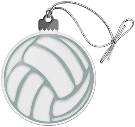 Volleyball Ball Acrylic Christmas Tree Ornament