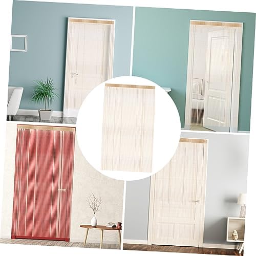 PRETYZOOM Dense Monochrome Door Curtain for Home Decor