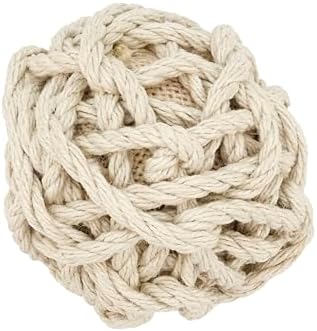 Saro Lifestyle Jute Rope Ball Decor Set of 6