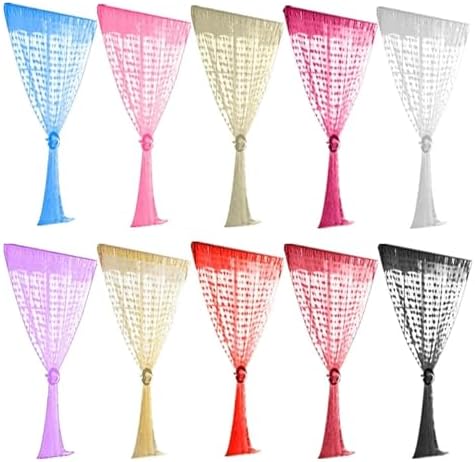 Colorful Romantic Love Pattern String Curtain 100CM200CM
