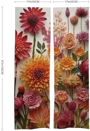Japanese Noren Botanical Door Curtain 34x57 Partition Decor