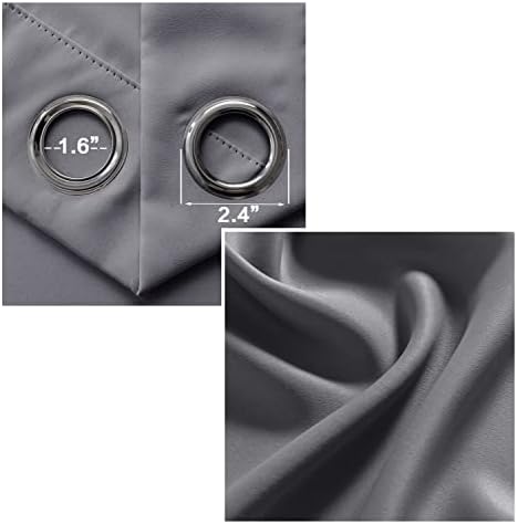 XTMYI Thermal Insulated Curtains for Winter - Dark Grey