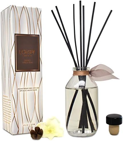LOVSPA Smoked Vanilla Bean Reed Diffuser Set