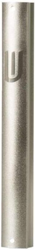 Aluminum Mezuzah Case with Dotted Design - 12cm