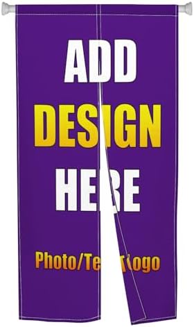 Custom Noren Curtain with Photo and Logo 283 x 472