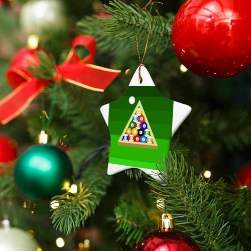 Graphics More Star-Shaped Porcelain Holiday Ornament - 31 Inch