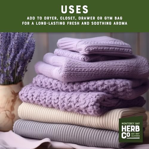 Monterey Bay Herb Co Lavender Sachets for Laundry