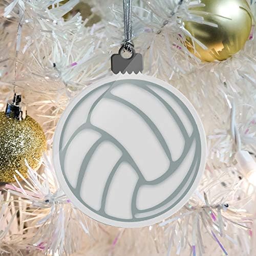 Volleyball Ball Acrylic Christmas Tree Ornament