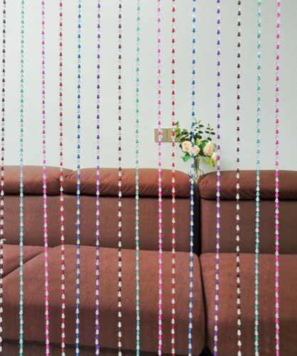 Beaded Curtain Doorway Star Acrylic Hanging Decor