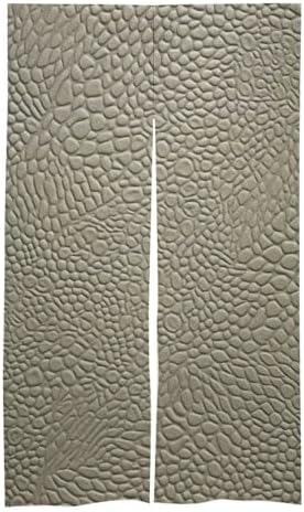 Light Green Printed Door Curtain for Kitchen and Entryway