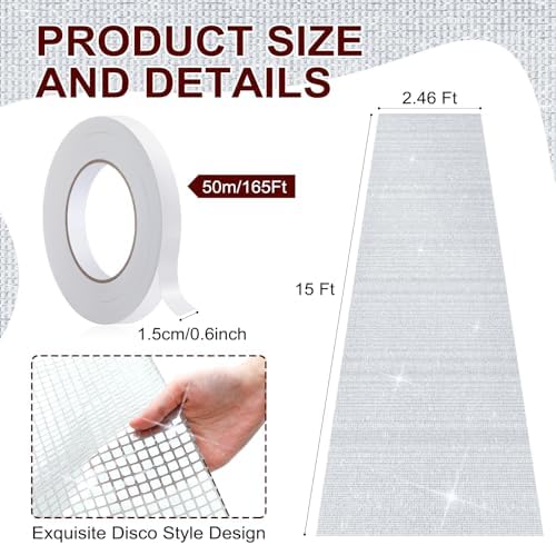 Silver Carpet Runner Runway Rug for Parties and Weddings
