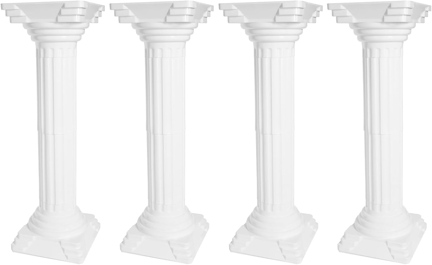 Roman Pillars Decor Set 4Pcs for Wedding and Events