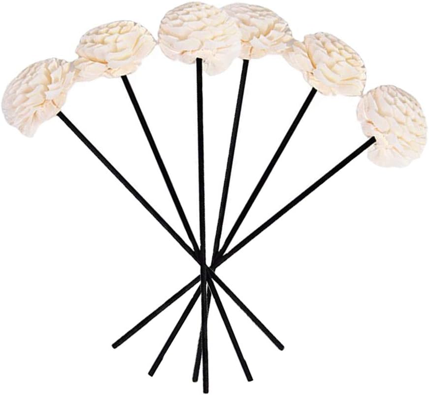 6pcs Rattan Diffuser Sticks for Aromatherapy and Home Decor