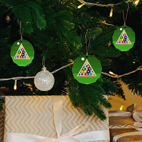 Graphics More Billiard Balls Christmas Ornament