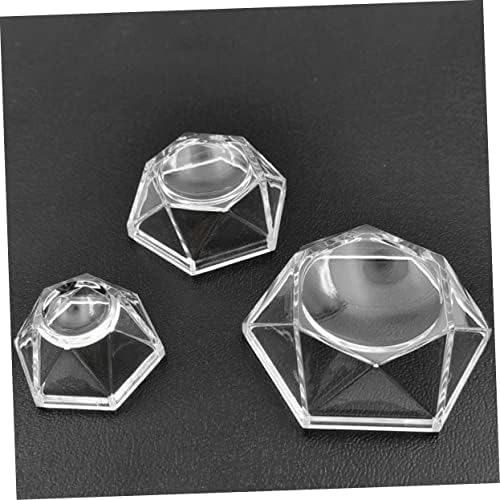 3pcs Acrylic Crystal Display Base for Decorative Showcases