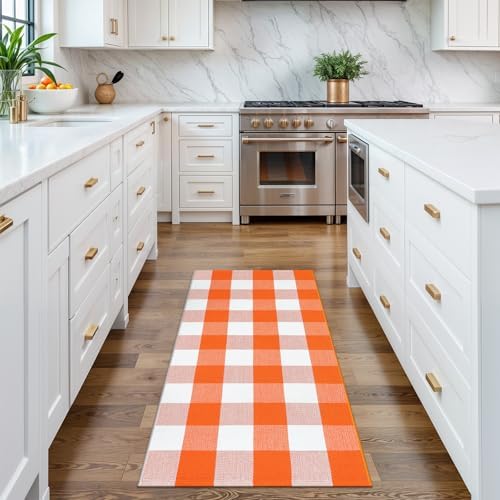 Collive Buffalo Plaid Checkered Outdoor Rug