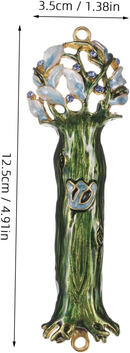 Judaica Mezuzah Door Pendant Metal Religious Decor