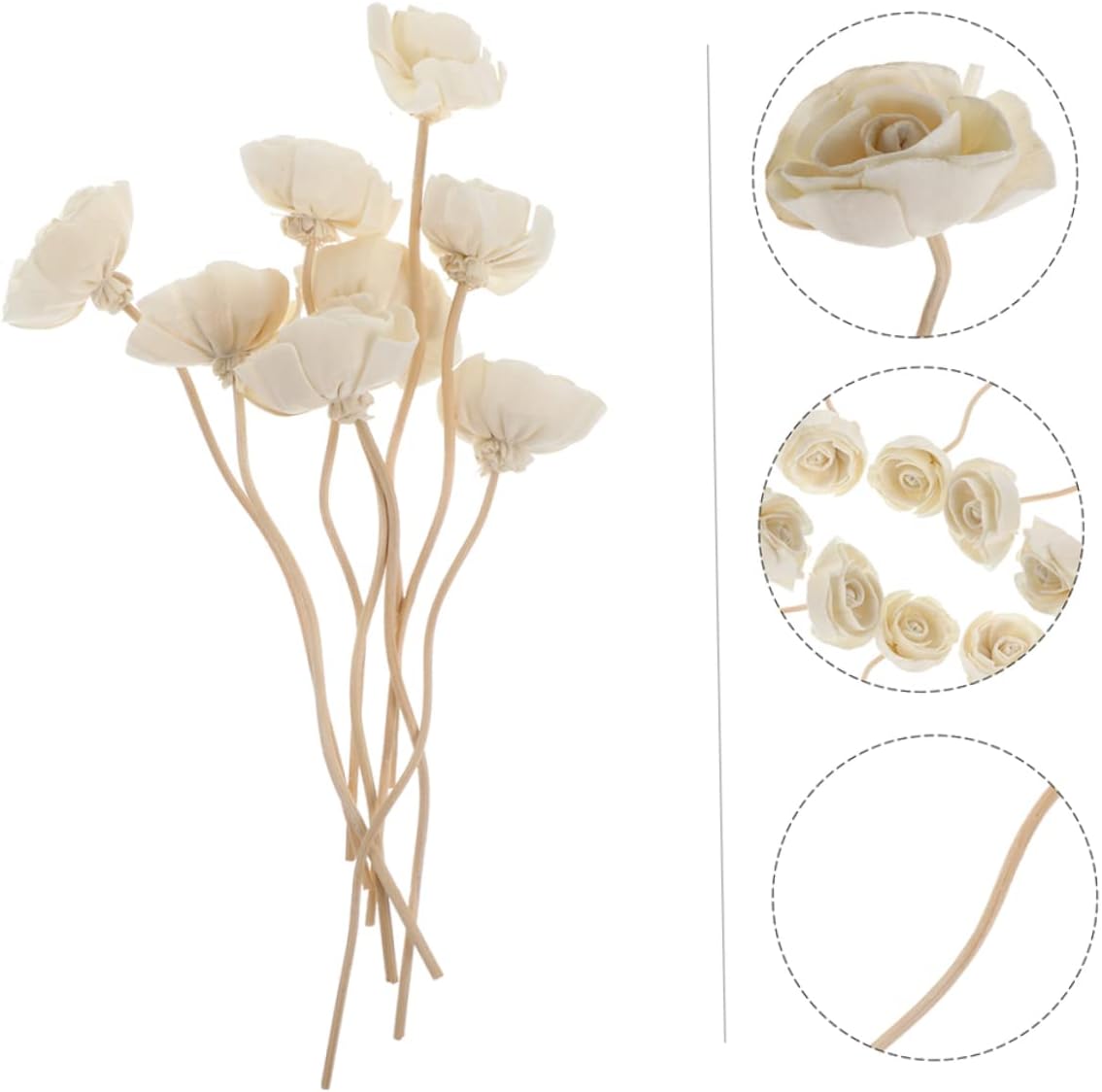 9pcs Rattan Diffuser Sticks Aromatherapy Decor for Home