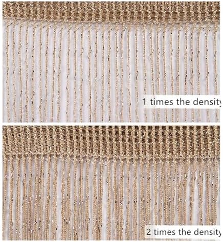 Silver Glitter Curtain 100x200cm for Home Decor