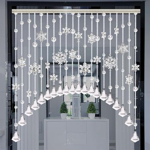XOOFMASS Crystal Beaded Curtain Door Screen 30 String 4712m