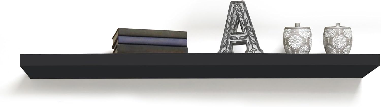 InPlace Heavy Duty Floating Shelf - 36x10x2 Black