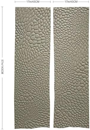 Light Green Printed Door Curtain for Kitchen and Entryway