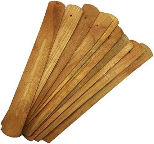 TRENDBOX 10pcs Plain Wood Incense Stick Holder