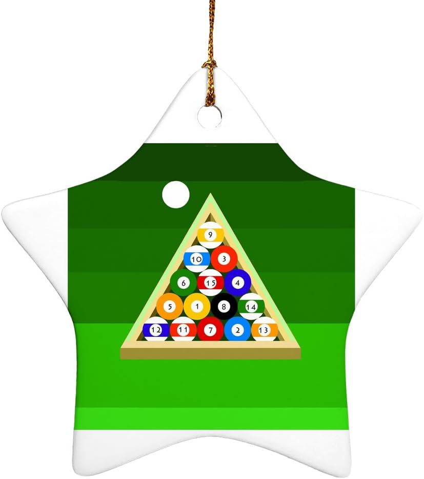 Graphics More Star-Shaped Porcelain Holiday Ornament - 31 Inch