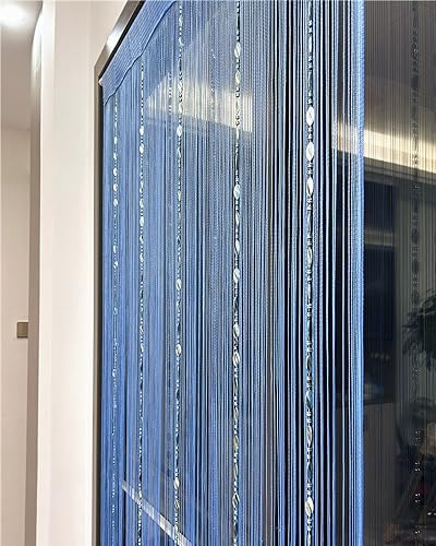 Ave Split Sky Blue 25 Decorative Curtain Panels