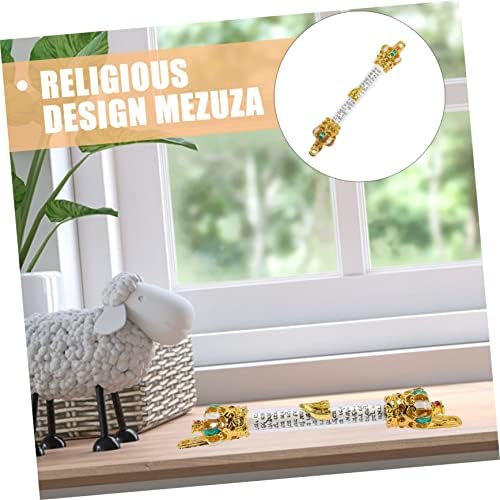 Metal Mezuzah Door Decor Lintel Religious Accent