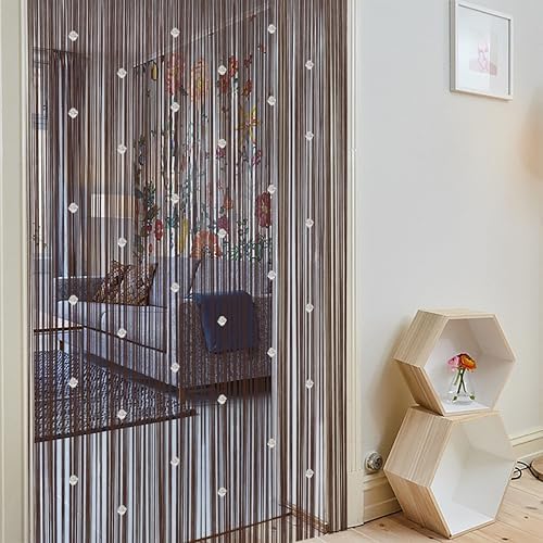 Beaded String Curtains for Boho Doorway Decor
