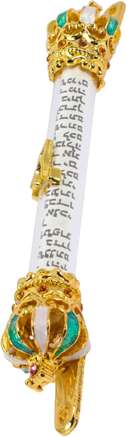 Yardenfun Metal Mezuzah Judaica Door Hanging Decor Scripture Lintel