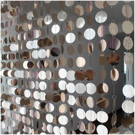 Blue PVC Sequins Curtain 5 Strips 180cm
