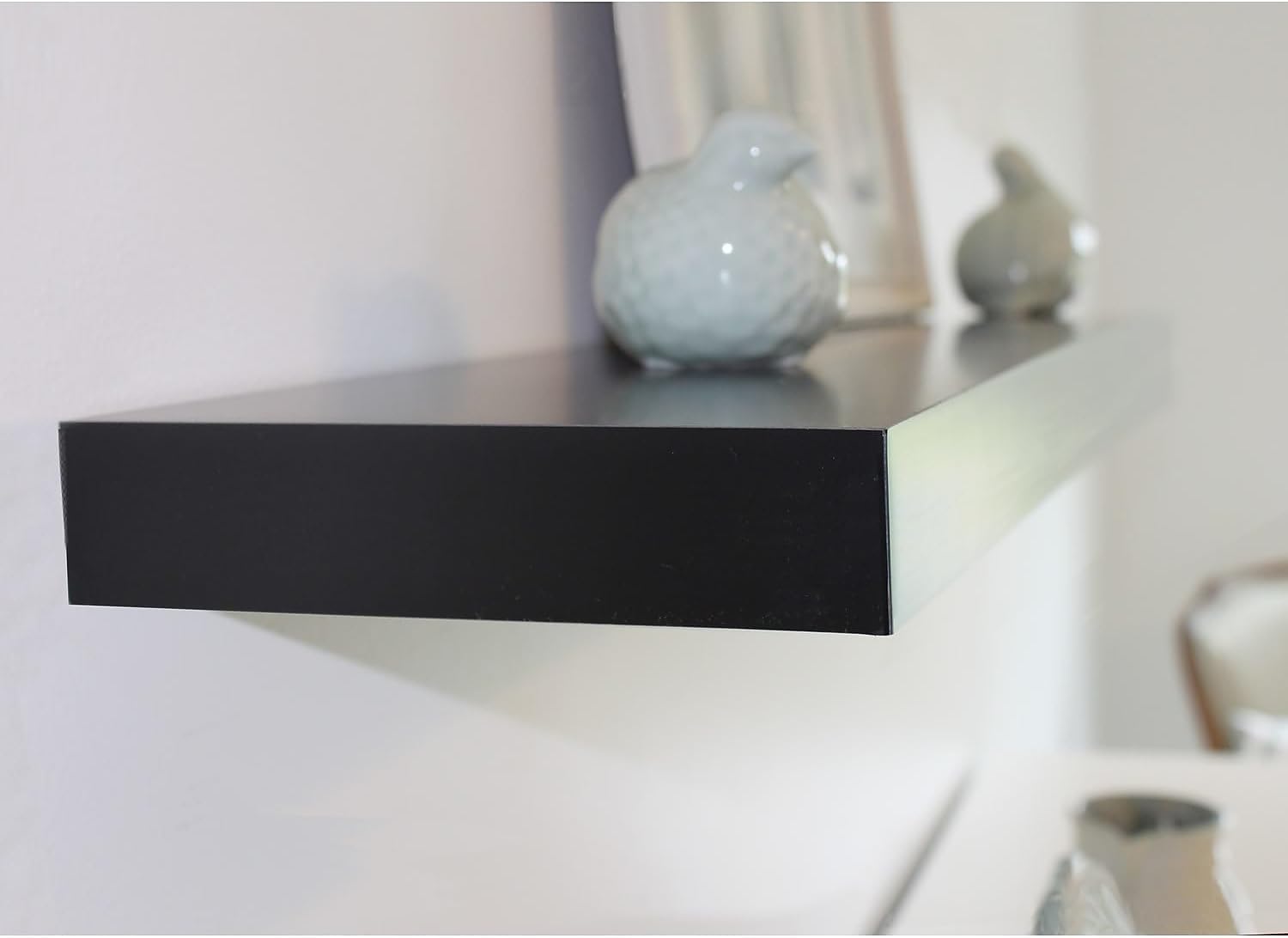 InPlace Heavy Duty Floating Shelf - 36x10x2 Black