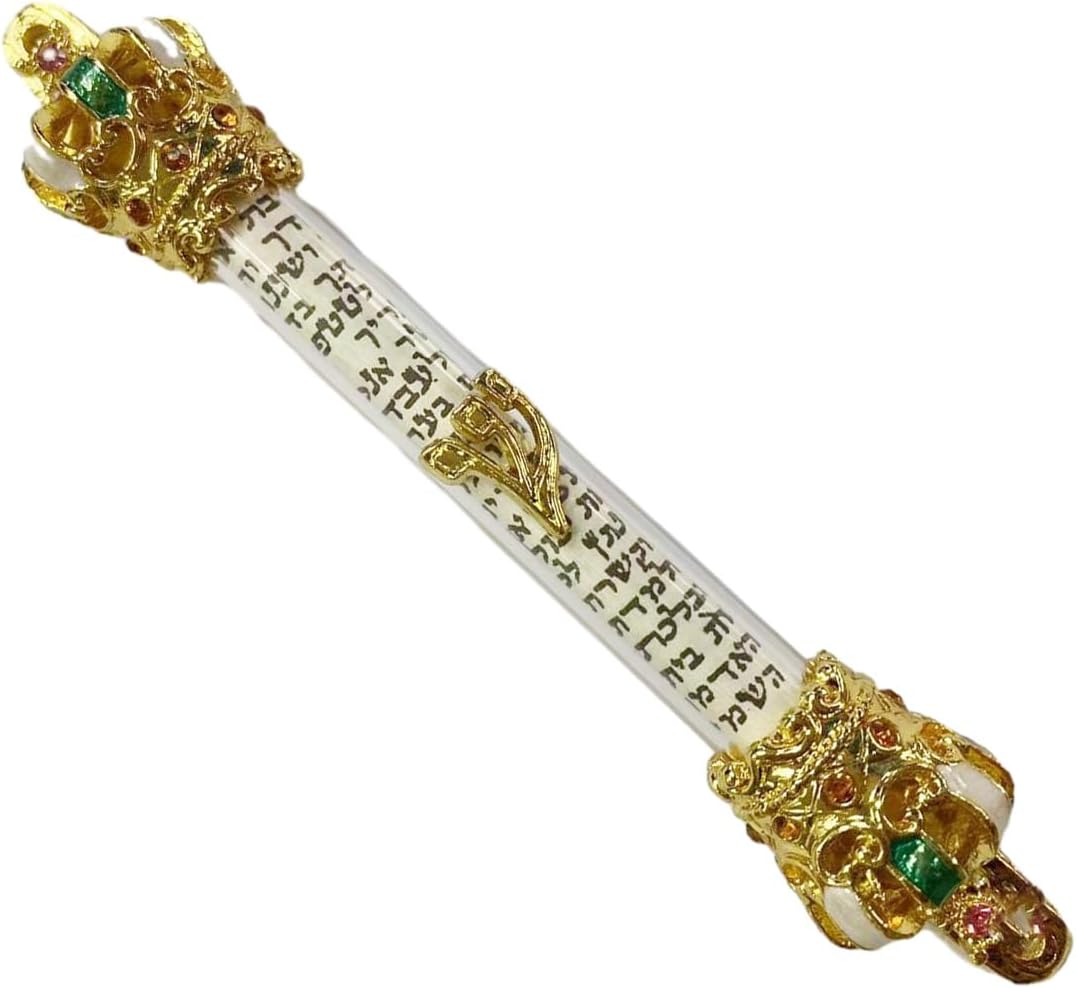 Retro Metal Mezuzah Door Decoration Religious Home Accent