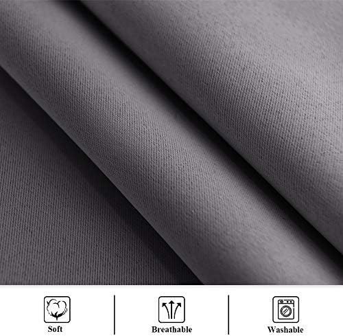 StangH Heavy Duty Waterproof Curtains for Front Porch Sliding Door