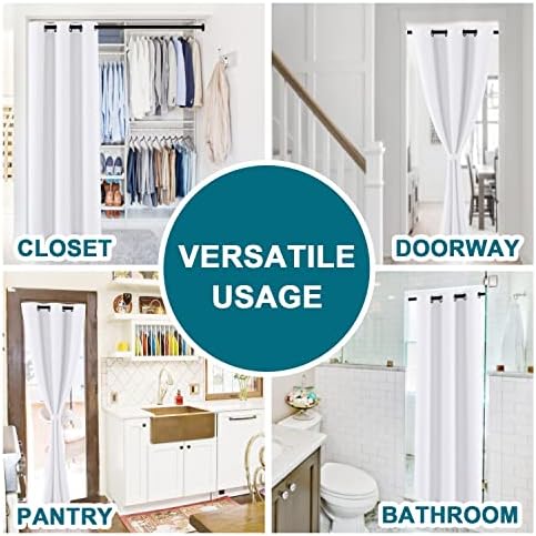 Turquoize Doorway Curtain Blackout 80 Inch Panel