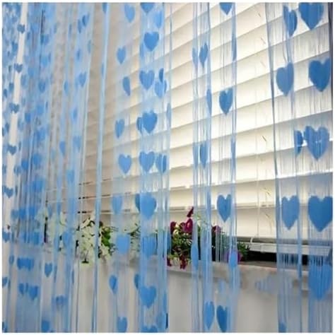 Colorful Romantic Love Pattern String Curtain 100CM200CM