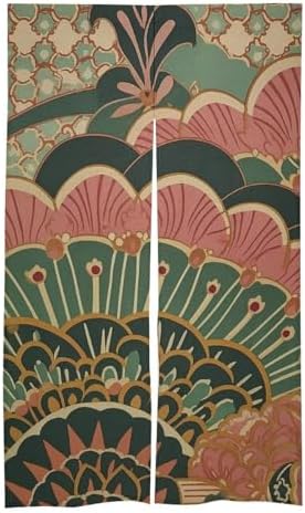 Art Deco Style Door Curtain 34x57 Inches Partition Decor