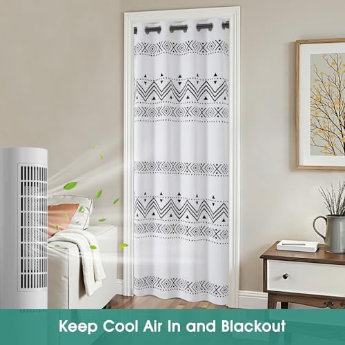 HOMEIDEAS Boho Doorway Curtains with Privacy