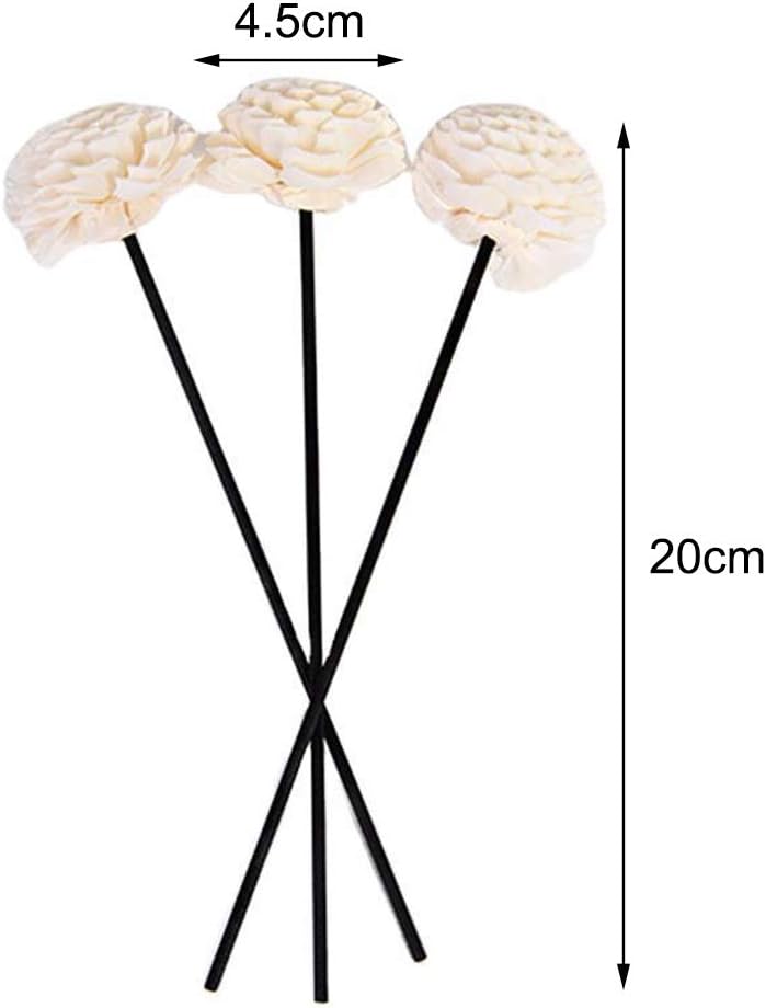 6pcs Rattan Diffuser Sticks for Aromatherapy and Home Decor