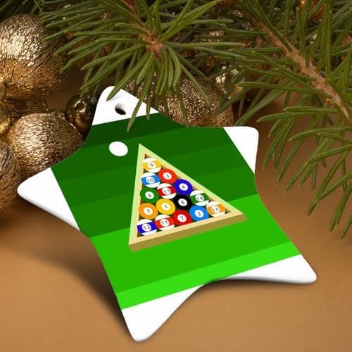 Graphics More Star-Shaped Porcelain Holiday Ornament - 31 Inch