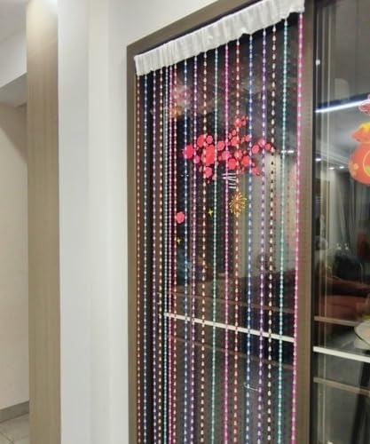 Beaded Curtain Doorway Star Acrylic Hanging Decor