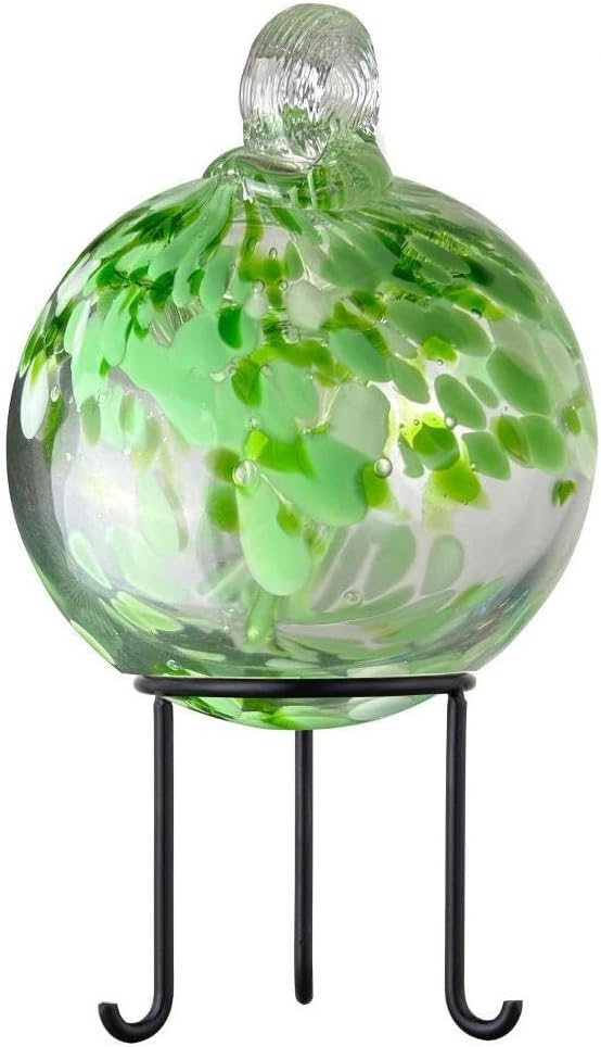 Dale Tiffany Rainbow Tree of Life Art Glass Ornament with Stand