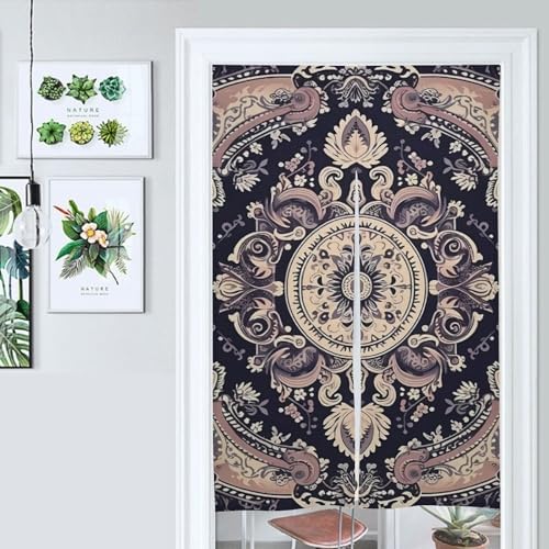 Japanese Noren Tribal Pattern Door Curtain 34x57