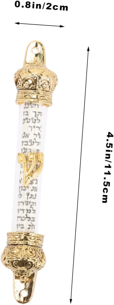 SOLUSTRE Metal Mezuzah Door Decor Accent