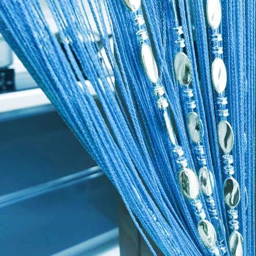Ave Split Sky Blue 25 Decorative Curtain Panels