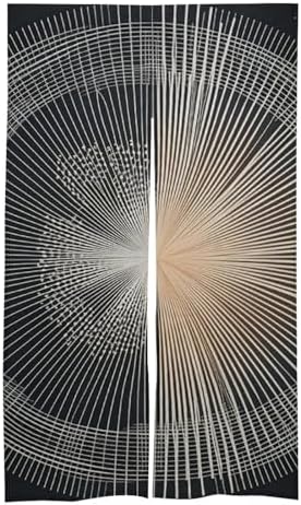 Japanese Noren Door Curtain with Laser-Cut Design 34x57